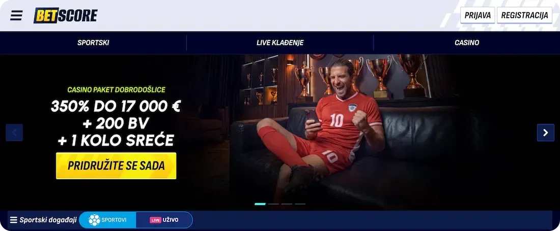 betscore casino stranica